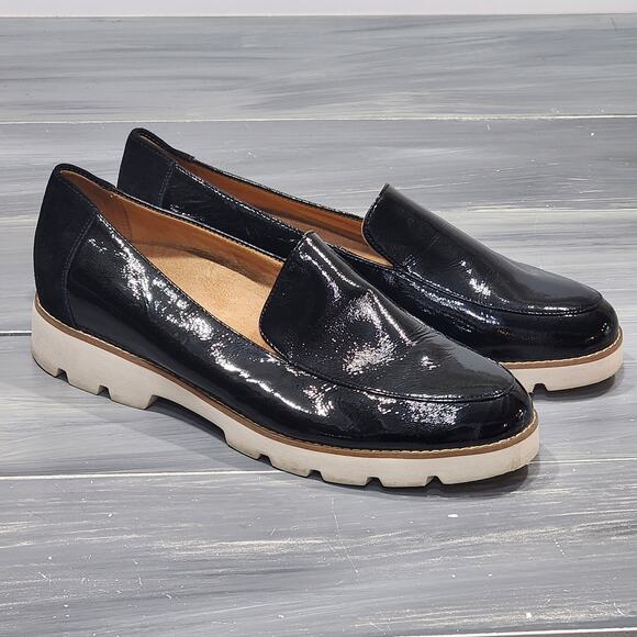 Vionic Kensley Loafer Patent Leather Black Size 10 Slip On Arch Support - Picture 3 of 12
